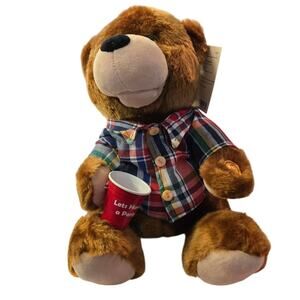 Nika Animated Teddy Bear Sings and Dances Red Solo Cup by Toby‎ Keith